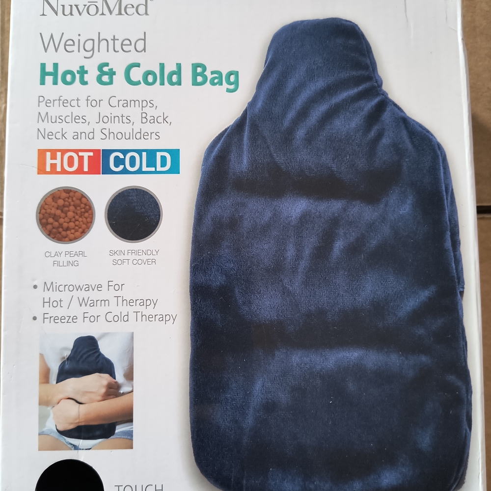 Blue Weighted Hot & Cold Bag Microwave Or Freeze Sealed
